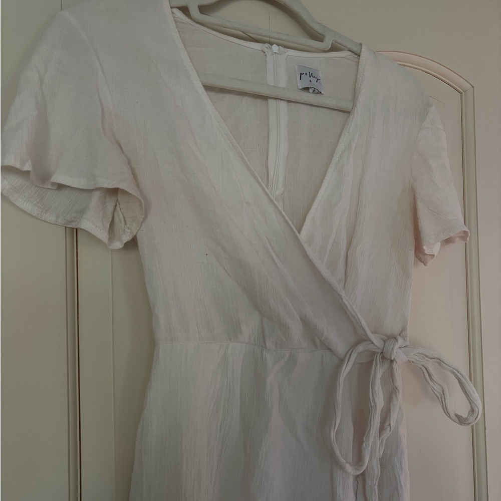 WHITE PRINCESS POLLY DRESS